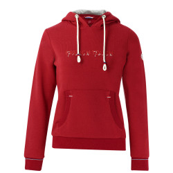 Sweat à capuche Equithème Britney Cerise Rouge