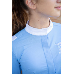 Chemise de concours Pénélope Showshirt Bleu artic