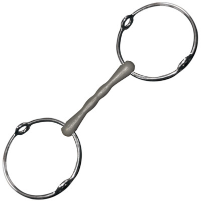 Filet releveur grands anneaux résine Privilege Equitation Gris