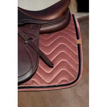 Tapis de selle Equithème Glossy Vieux rose
