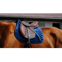 Tapis de selle Equithème Glossy Bleu marine