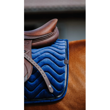 Tapis de selle Equithème Glossy Bleu marine