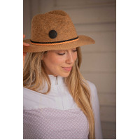 Chapeau Pénélope Rafia Camel Marron Chapeau Pénélope Rafia Camel Marron