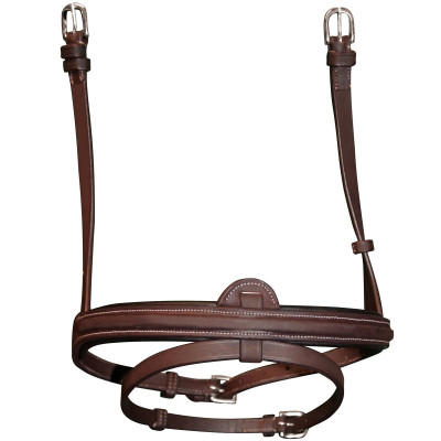 Muserolle combinée Dinard Privilege Equitation Marron