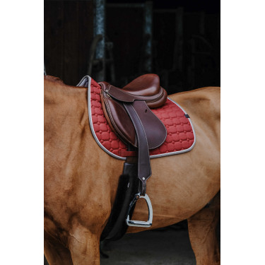 Tapis de selle Equithème Orion Cerise Rouge