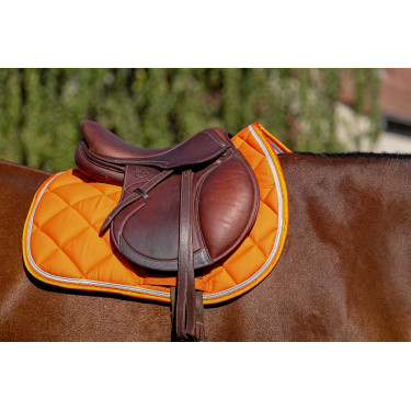 Tapis de selle Equithème Classic Orange