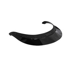 Visière pour casque Naca GlowUp Noir brillant / noir