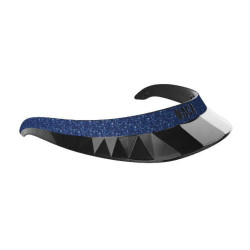 Visière pour casque Naca GlowUp Noir brillant / bleu