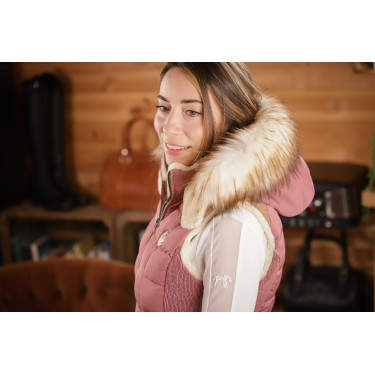 Doudoune New Roge Pénélope Vieux rose