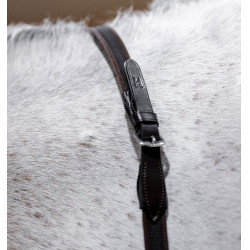 Rênes Horseware Continental grip caoutchouc Noir