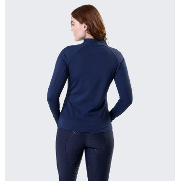 Polo 1/4 Zip Horseware hiver Strive femme Marine Bleu marine Polo 1/4 Zip Horseware hiver Strive femme Marine Bleu marine