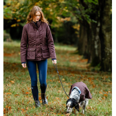 Manteau ciré Horseware Newmarket femme Marron Horseware