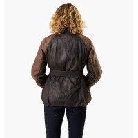 Manteau ciré Horseware 40 ans femme Bay héritage / vert rambo