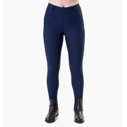 Legging Easefit Hybid Horseware full grip femme Marine Bleu marine