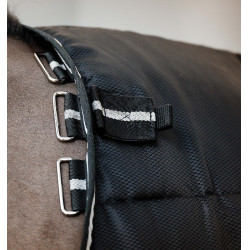 Couverture d'écurie Easy-Layer Horseware Plus 200g Noir / noir / argent