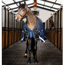 Couverture d'écurie Easy-Layer Horseware 100g Noir / noir / argent