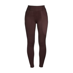 Legging d'équitation Equestrian Stockholm Supreme femme Endless glow Marron