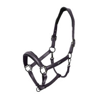 Licol en cuir Equestrian Stockholm anatomic scintillant Full marron