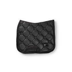 Tapis de dressage Equestrian Stockholm Tout noir scintillant Tapis de dressage Equestrian Stockholm Tout noir scintillant
