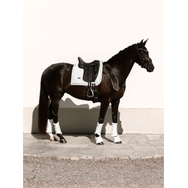 Tapis de dressage Equestrian Stockholm Blanc scintillant