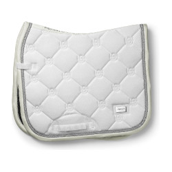 Tapis de dressage Equestrian Stockholm Blanc scintillant