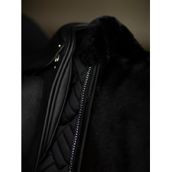 Tapis de dressage Equestrian Stockholm faux mouton Crystal Noir