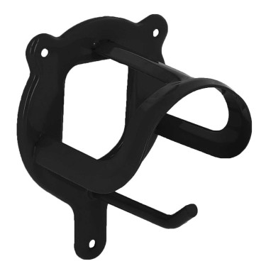 Porte bride gainé vinyle Noir