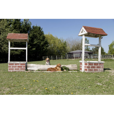 Collier cuir Diego & Louna pour chien Naturel Marron