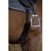 Fourreau de sangle Equithème Teddy Noir Fourreau de sangle Equithème Teddy Noir