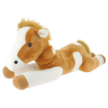 Peluche Equi-Kids cheval pie Marron clair / blanc