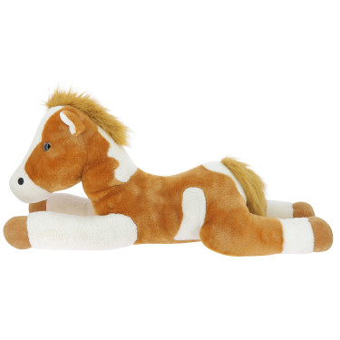 Peluche Equi-Kids cheval pie Marron clair / blanc