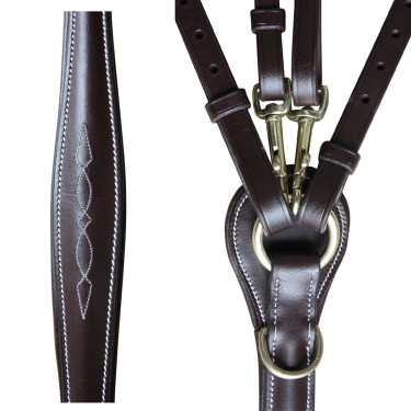 Collier de chasse surpiqué Chetak Collier de chasse surpiqué Chetak