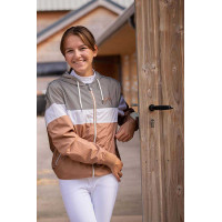 Blouson Pénélope Celecce Caramel / gris Marron Blouson Pénélope Celecce Caramel / gris Marron