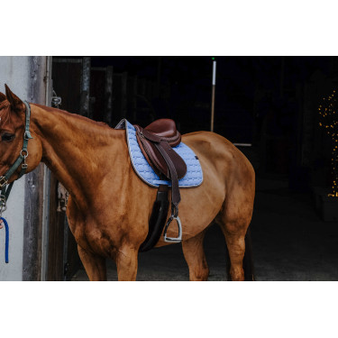 Tapis de selle Equithème Orion Bleu ciel