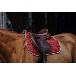 Tapis de selle Equithème Orion Cerise Rouge