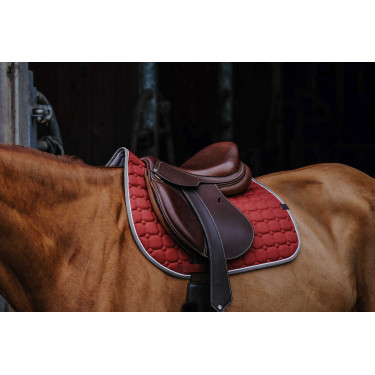 Tapis de selle Equithème Orion Cerise Rouge