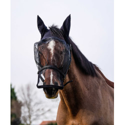 Licol + masque anti UV Equithème Noir