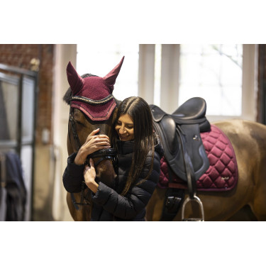 Tapis de selle Lami-Cell Galaxy Velvet Bordeaux