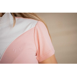 Polo de concours Pénélope Las Honey manches courtes Rose
