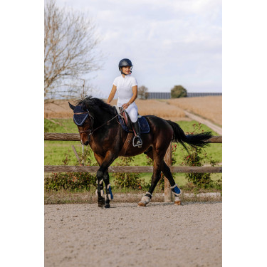 Pull-on Equithème Flora fond silicone Blanc