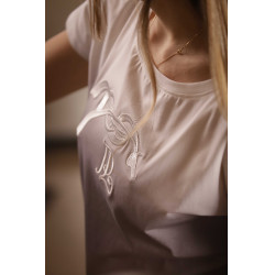 T-shirt Poppy Strass Pénélope Gris tie & dye T-shirt Poppy Strass Pénélope Gris tie & dye