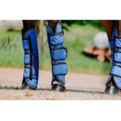 Guêtres de transport Equithème Tyrex Aisance 1200D Bleu roi
