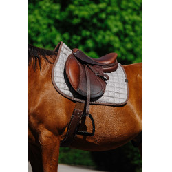 Tapis de selle Equithème Chic Marron