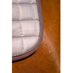 Tapis de selle Equithème Chic Marron