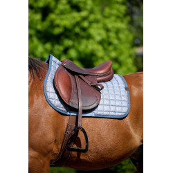 Tapis de selle Equithème Chic Bleu