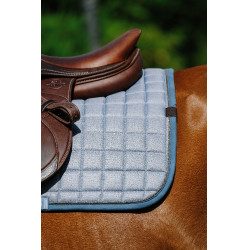 Tapis de selle Equithème Chic Bleu