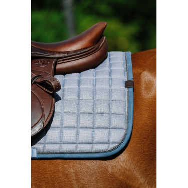 Tapis de selle Equithème Chic Bleu