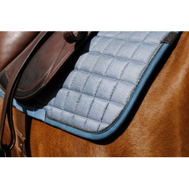 Tapis de selle Equithème Chic Bleu