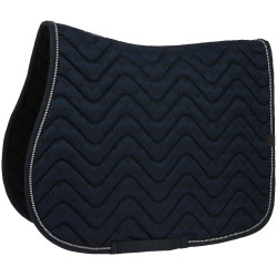Tapis de selle Equithème Brocart Marine Bleu marine Tapis de selle Equithème Brocart Marine Bleu marine