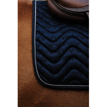 Tapis de selle Equithème Brocart Marine Bleu marine Tapis de selle Equithème Brocart Marine Bleu marine